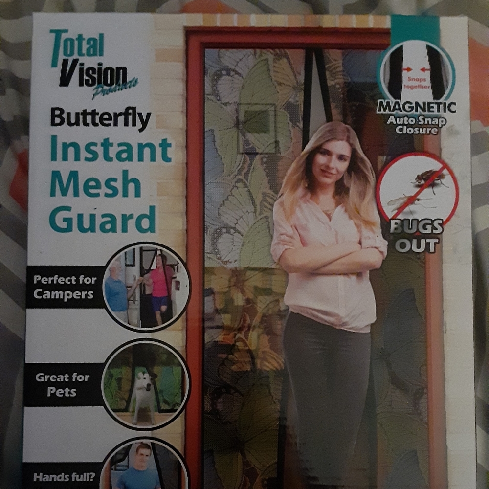 Mesh magnetic Screen Door